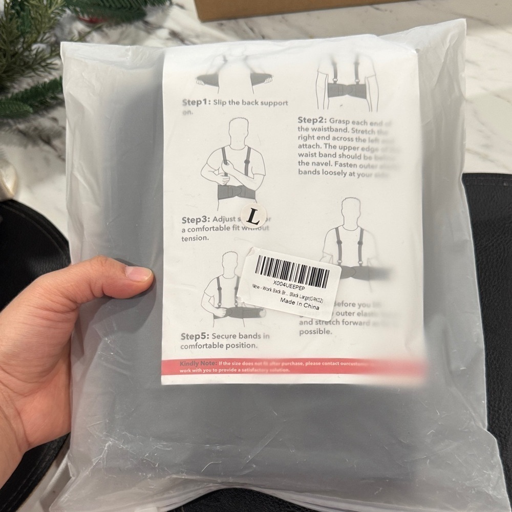 NEW Adjustable lumbar support for men and women, size L - Picture 3 of 7